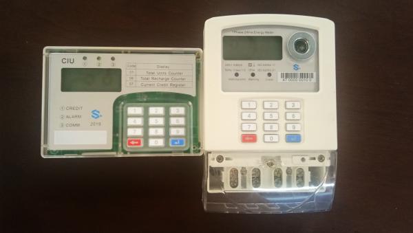 Multi Tariff Single Phase Kwh Meter Microgrid System Minigrid Offgrid Class 1 Accuracy
