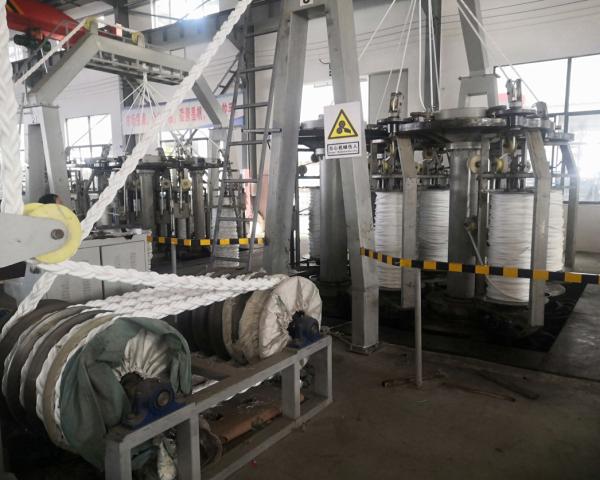 High Strength 6 /8/12 Strand Polypropylene Mooring Rope Hawser Rope Braiding Machine For Ship