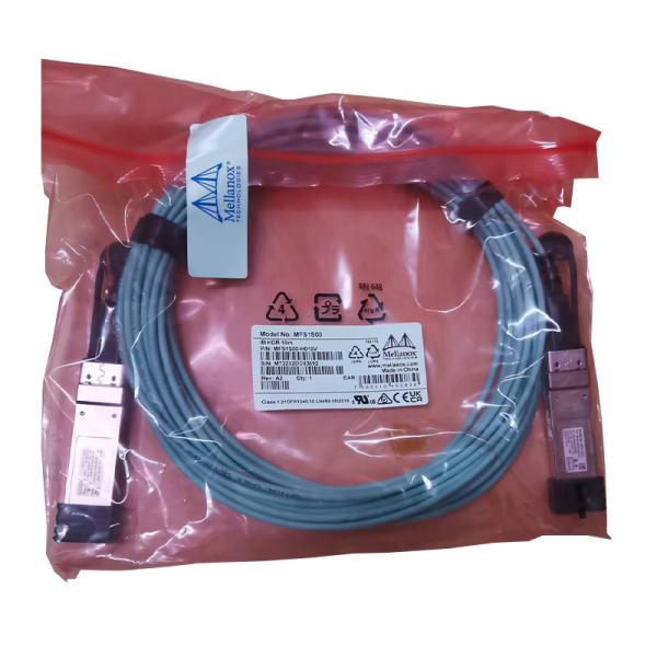 VCSEL baseou o cabo MFS1S00-H015V QSFP56 15m de IBTA Mellanox AOC