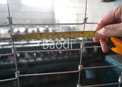 Hinge Joint Knot Woven Farm Fencing In Rolls Height From 0.8m to 1.8m Steel Wire Fence