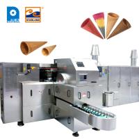 Linha de produção de cozimento 14000×2300W×2000H do cone de gelado de rolo de ovo de 101 placas