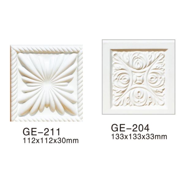 GE-211 Guarantee New Classical Apartment Polyurethane Door And Frame Set 