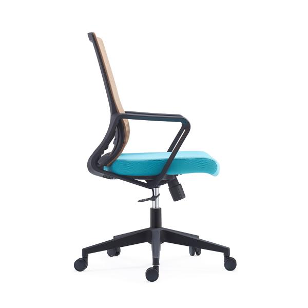 Upholstery Mesh Swivel Office Chair With Lumber Support 3 Years Warranty