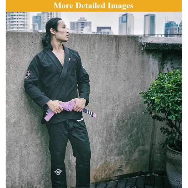 Kimono de judo noir en bambou, 100% coton, vêtements de judo, service OEM