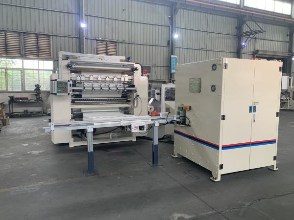 Talhadeira facial de gravação completa do rolo da máquina da fatura de lenço de papel da multi largura