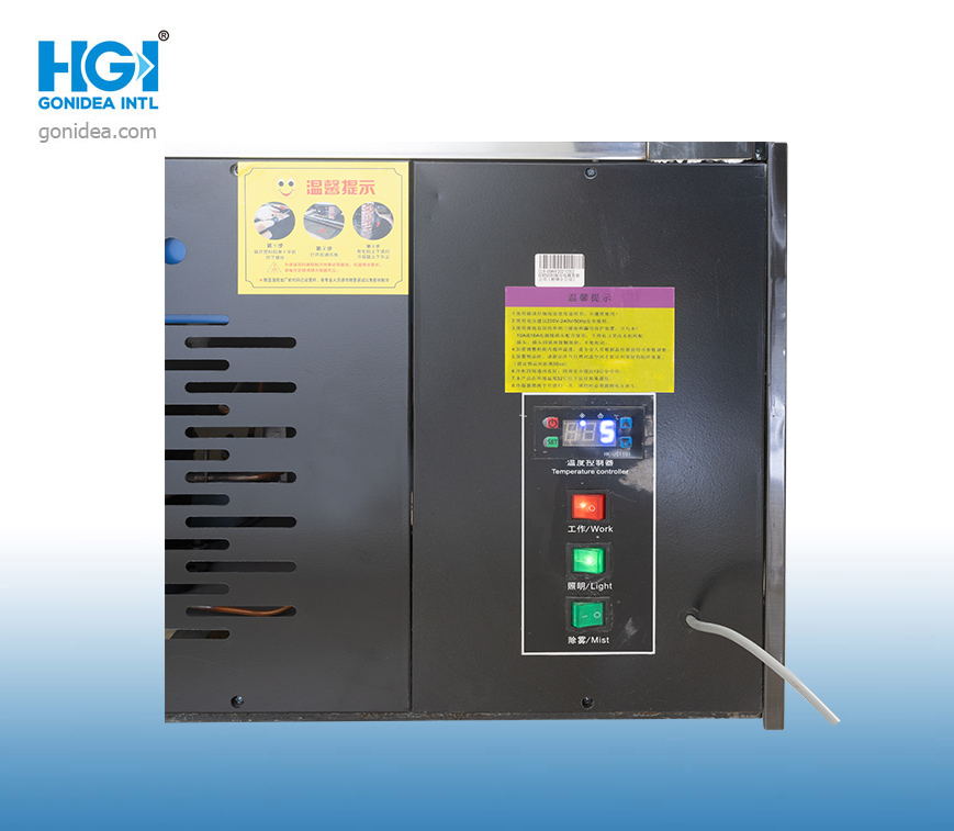 Герметичный холодильник 260 Ltr 110V витрины дисплея торта пекарни компрессора