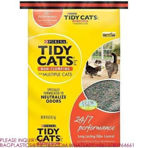 Hot Selling Supplier Plastic Cat Litter Liner Bag customized design pla cat litter bag