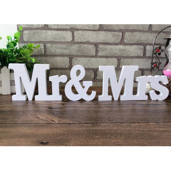 8CM White Wooden Wooden Crafted Gifts 27 letters Modern English Alphabet Decoration
