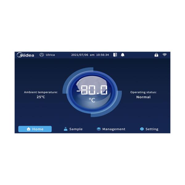 MD-86L568 Покрытая сталь -86 градусов ULT морозильник 568L Ультра низкотемпературный лабораторный морозильник для больницы