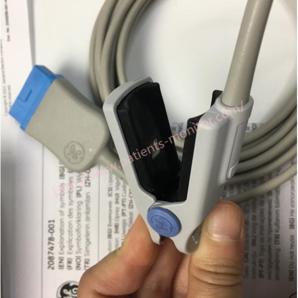 Длина датчика многоразовая 13ft пальца Ohmeda TruSignal Spo2 Datex GE TS-F4-GE