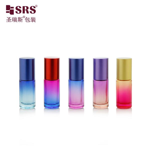 BLPM-5ML SRS Wholesale Clear Transparent Mold Thick Wall Hard Glass Roll On Bottle For Essential Oil No Leakage