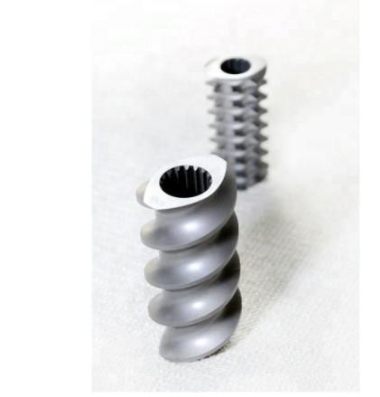 Résistance à l'abrasion WR15E Arbre à double vis de diamètre de 10 à 120 mm HRC44 Dureté pour l'industrie alimentaire