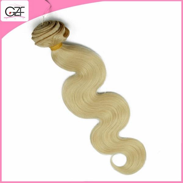 One Donor Healthy End Peruvian Human Hair 6A Natural Virgin Blonde Hair Bundles