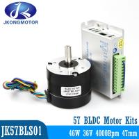 Outdoor IP30 Protection 46w 57mm 36v Brushless  Bldc Motor