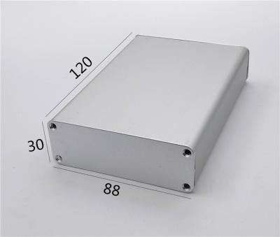 cercos de alumínio expulsos brancos de anodização da caixa de 88*30*120mm