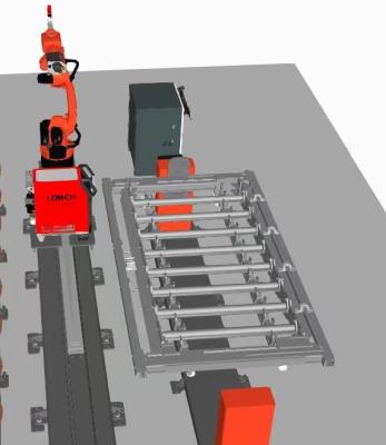 Posição de montagem da linha de produção automática da pista linear do robô 350 kg/m