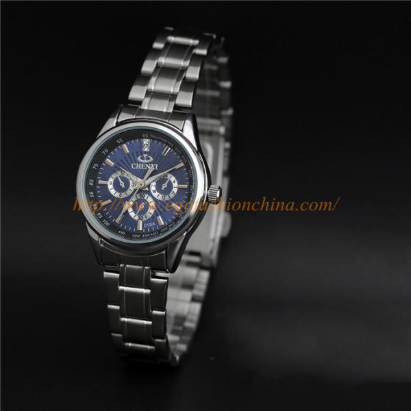 018A Steel Couple Watch Kerean Fashion Jewelry Watch Hotsale USA Quartz Watch for Couple