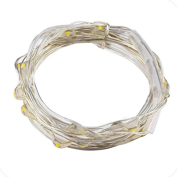 Mini LED String light 2M Silver Wire Fairy Lights for Garland Home Christmas Wedding Party Decoration Powered by CR2032