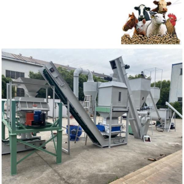 Flat Ring Die Pellet Mill Animal Feed Pelletizing Line for and Engineer Guide Installation