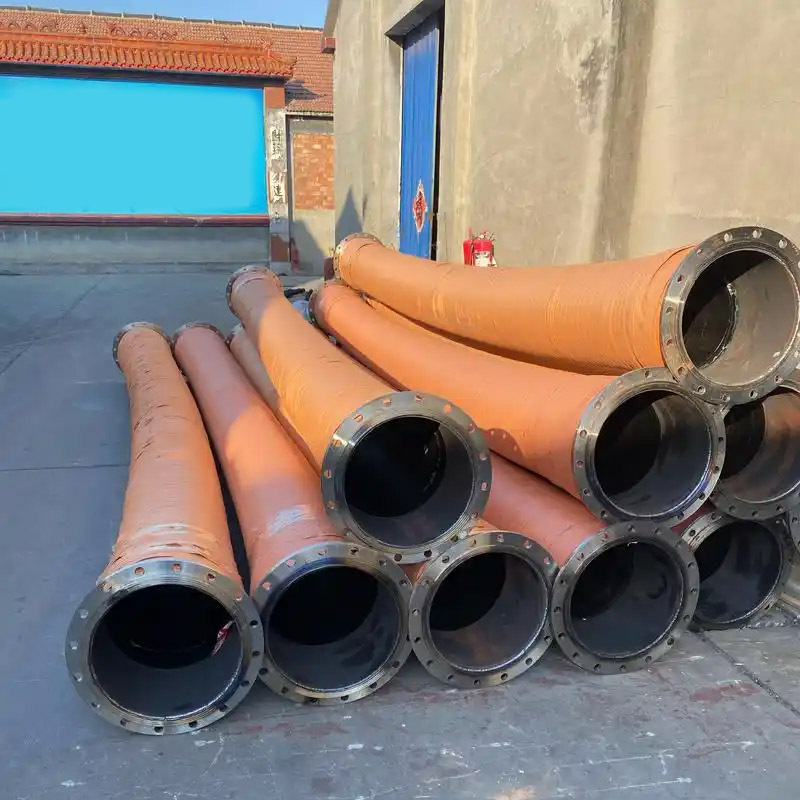 Mining Slurry Hose with High Abrasion Resistant Inner Rubber and Flexible Flange Connection for Long Service Life