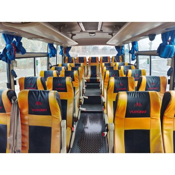 Используемый бренд ZK6761 Yutong в ЕВРО используемом автобусом Yuchai двигателя 2017 используемом годом LHD дизельным белым v 29 автобусов мест