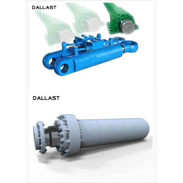 Stainless Steel Flange Hydraulic Cylinder , Hydraulic Oil Cylinders 8412210000 HS Code