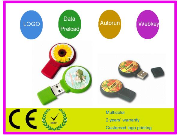 256MB lindo, 512MB, 1GB, memoria USB más pequeña 2GB compatible con la PC AT-238