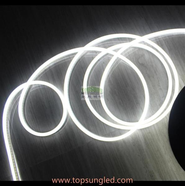 50m 12v 24v micro 7*15mm high lumen white milky Jacket Mini Led Flex Neon 10cm cuttable Flexible LED Neon Rope