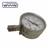 60 mm Bourdon tube manomètre de pression sans huile Oxygen manomètre de pression