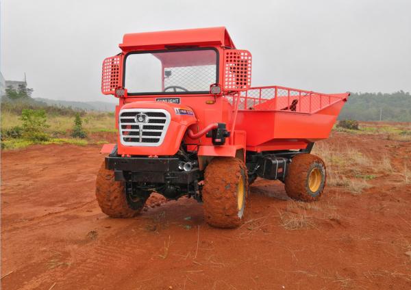 Light Weight Mini Articulated Dump Truck Full Hydraulic Steering 30HP For Oil Palm