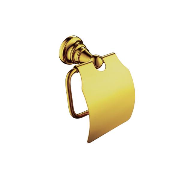 Удерживатель туалетных роллов / Удерживатель туалетной бумаги для ванной комнаты позолоченный