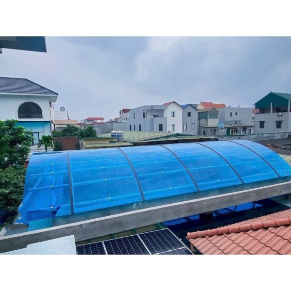 Easy To Cut Plastic Polycarbonate Sheet Flexible Green Blue Bronze Clear Grey Weather Resistant Durable Material Perfect For Outdoor And Indoor