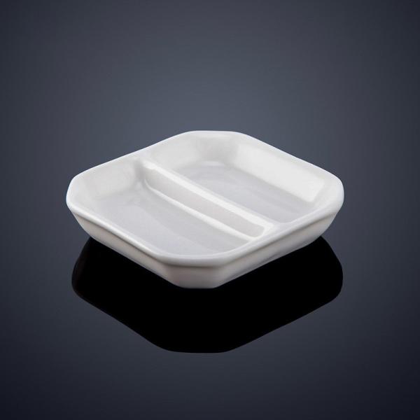 Conjunto de jantar de porcelana branca pratos de cerâmica polida moderno