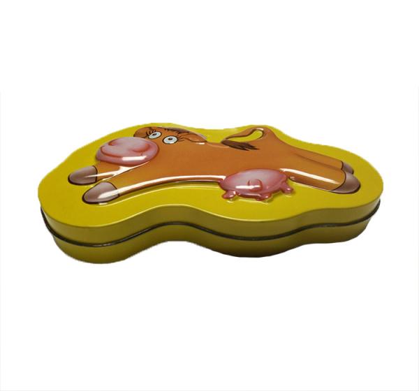 Cute Shape Cartoon Metal Box For Gifts Packaging OEM Accepted Reusable