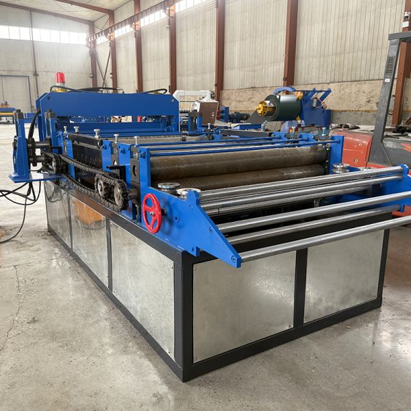 Aluminum PPGI Galvanized Steel Coil Sheet Hydraulic Cutting To Length Roll Forming Machine