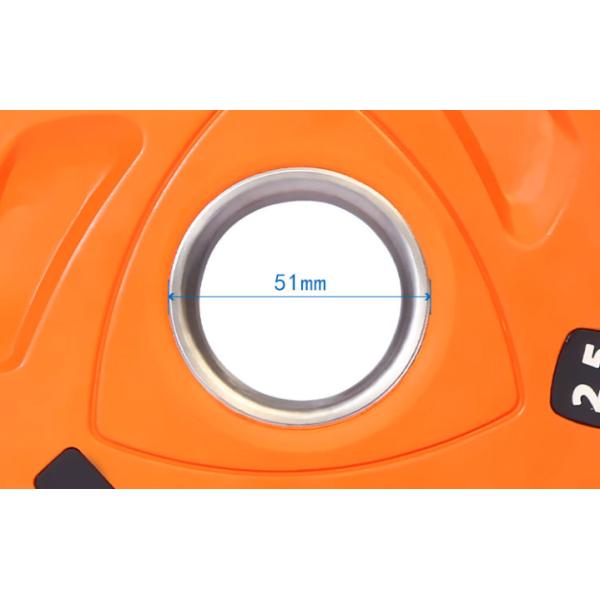 5kg Fitness Weight Plates Pu Rubber Coated Gym Exercises