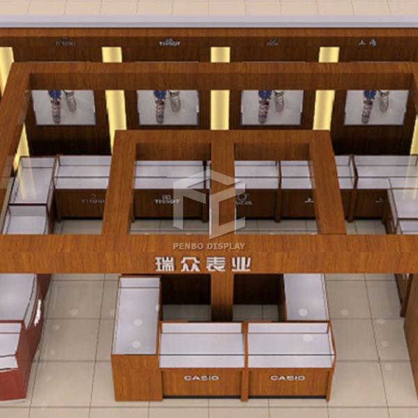 6pcs Glass Jewelry Vitrine Display 1055mm High Jewelry Display Showcases