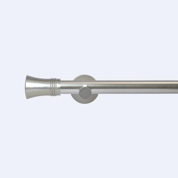 Aluminum Alloy Chef Hat Finial 1.8-Meter Pole Curtain Rod For Hotel or Cafe