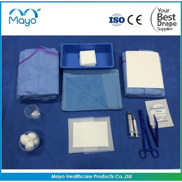 Sterile Surgical Fenestrated Opthalmology Eye Drapes Pack