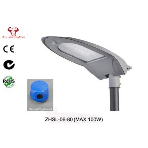 Road / Industrial Area LED Street Light Housing 100w Wattage Die Casting Aluminum Body