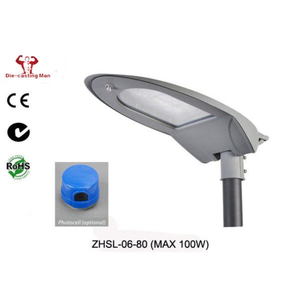 Road / Industrial Area LED Street Light Housing 100w Wattage Die Casting Aluminum Body