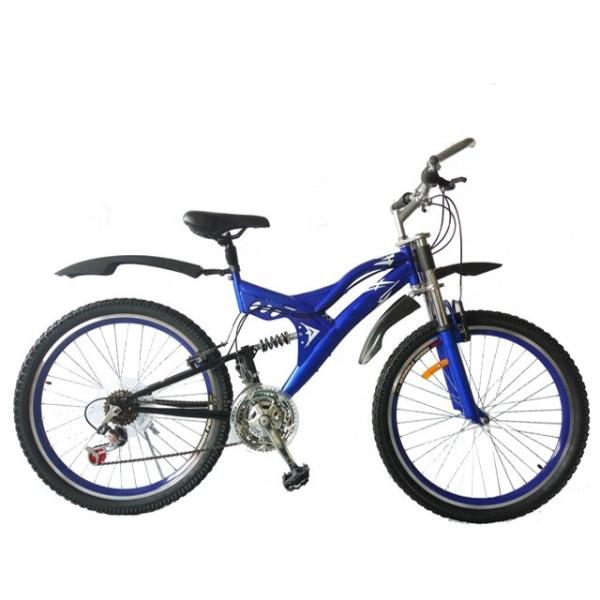 Steel Frame 26 21S Full Suspension Mountain Bike for CE Certified OEM Customization