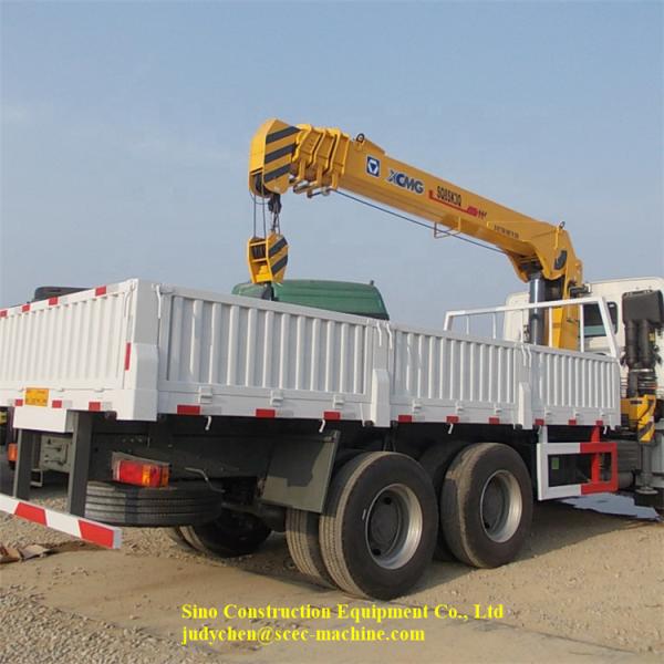 Tipo reto Crane Sinotruk Howo Chassis Monted montado caminhão XCMG SQ8SK3Q