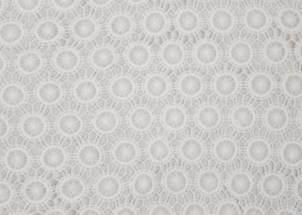 White Chemical Water Soluble Guipure Lace Fabric By The Yard For Party Sexy Dress