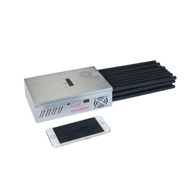 27 Antennas Portable Jammer Block Signal WiFi 6E Mobile Phones Worldwide GPS RF Signals
