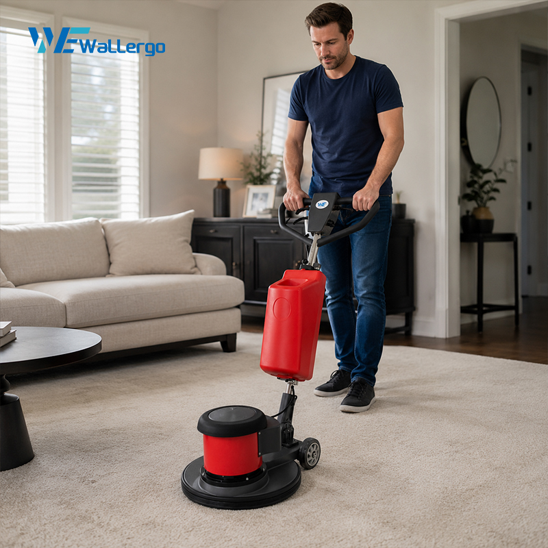 220V Multifunctional Carpet Cleaning Machine Commercial Hotel Supermarket Marble Floor Polishing Machine