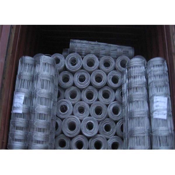 High Strength Carbon Steel Wire Mesh Fence , Cow Sheep Dog Hog Wire Fence Roll