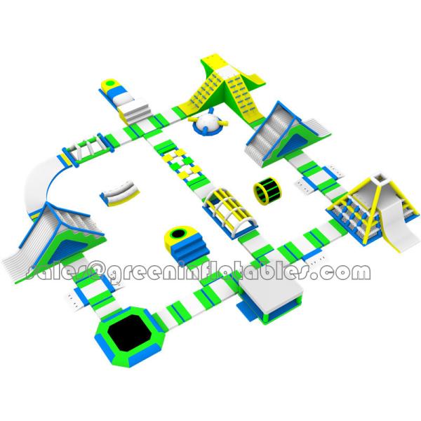 Popular Summer Inflatable Water Games Customized Logo For Commercial Activities