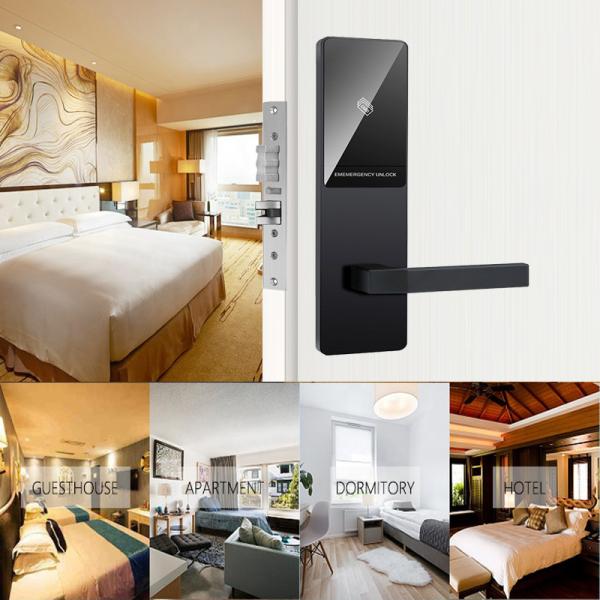 Aluminum Alloy Hotel Key Card Door Locks with Card Encoder and Energy Saving Switch