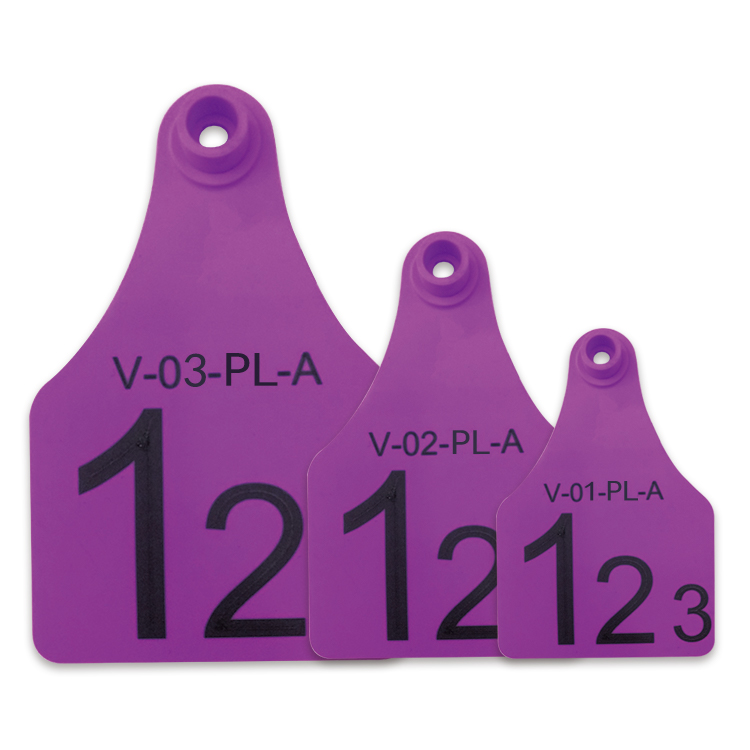 FOFIA ET921 Plastic Cow Ear Tags Animal Tracking Laser Coding Various Sizes Bovine Cattle Sheep Pig Farm Use with Number
